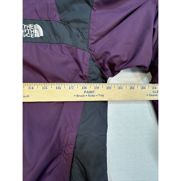 The North Face Women’s Hydrenalite Rain Hiking Hooded Jacket S/P Purple Black - Picture 5 of 14
